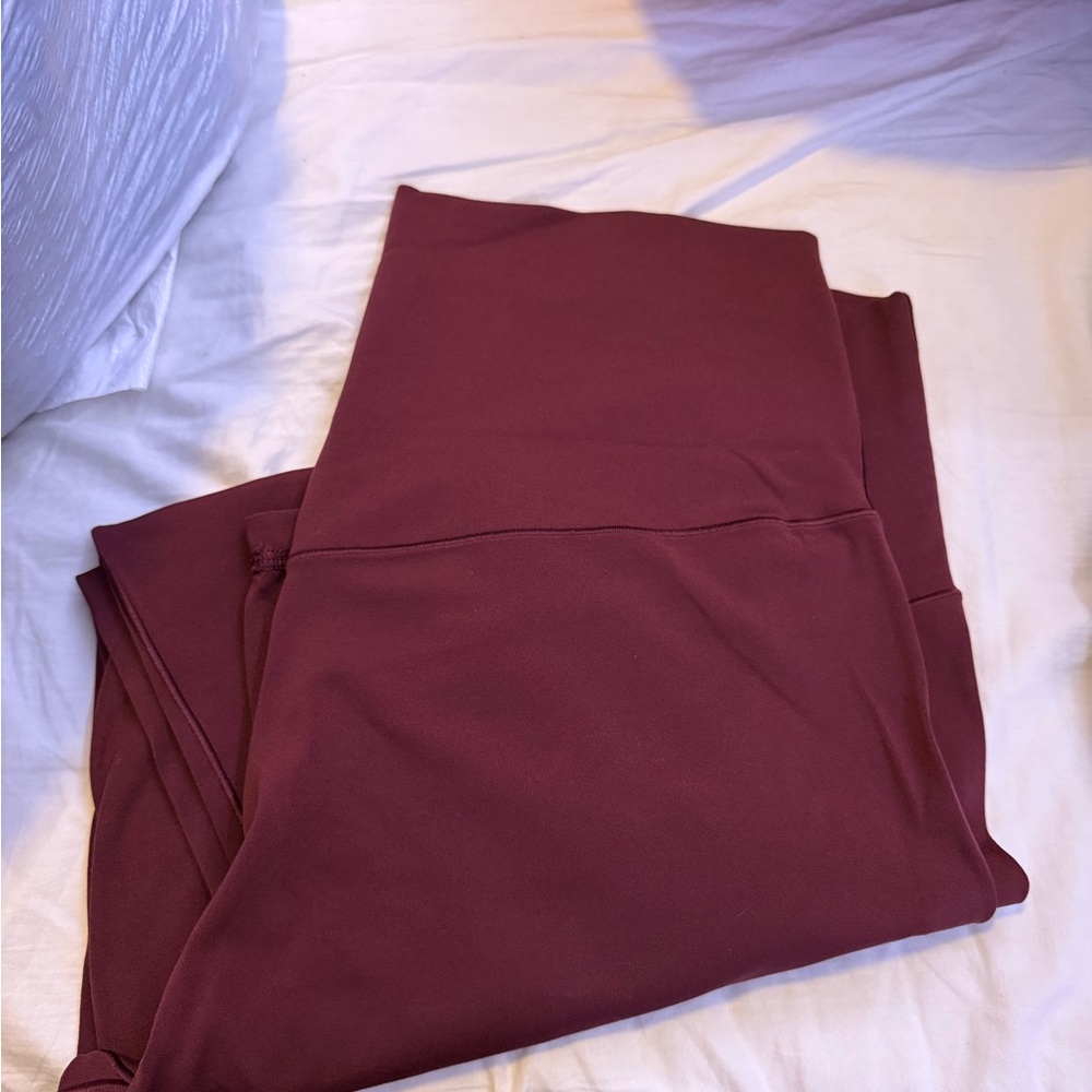 Aerie Real MeBurgundy Leggings